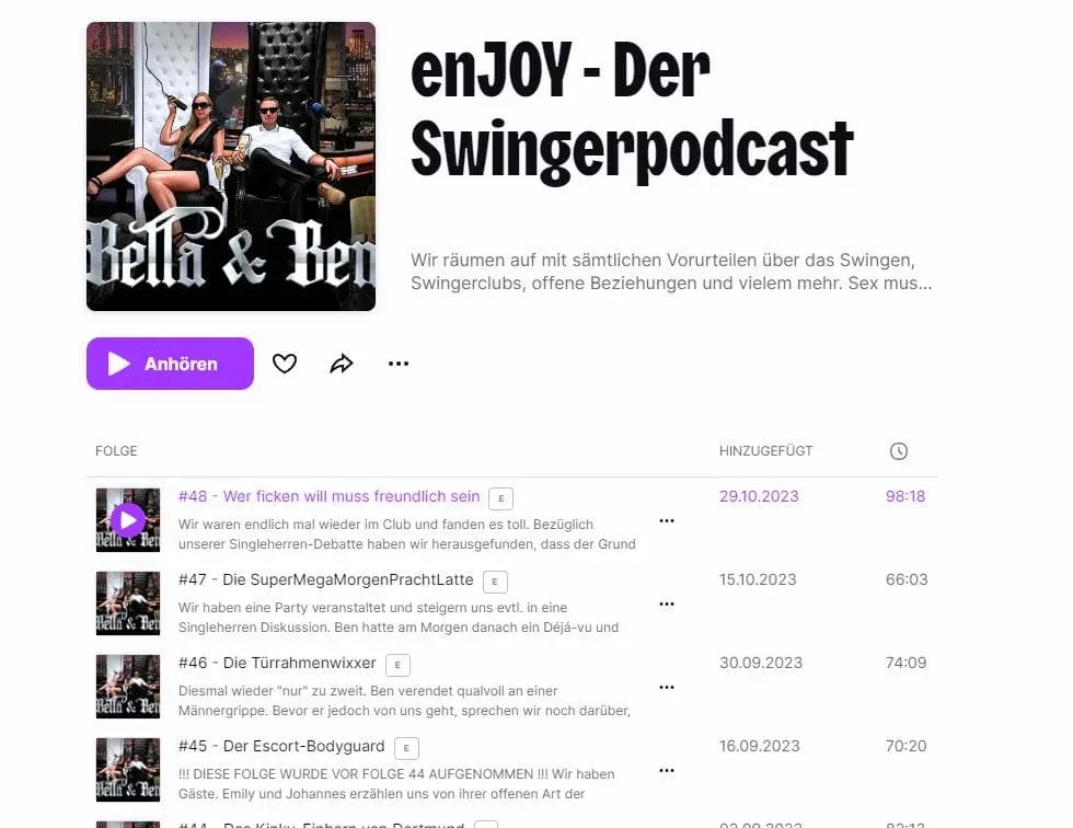 enJOY – Der Swingerpodcast
