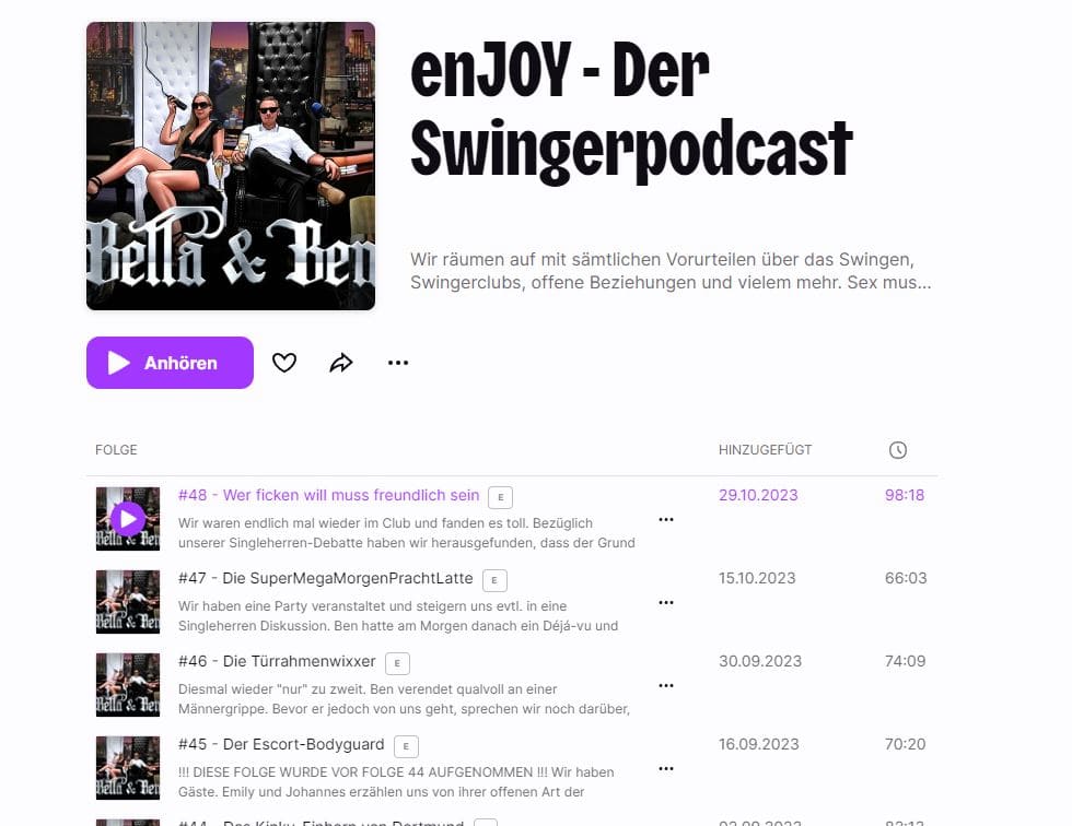 enJoy Der Swingerpodcast